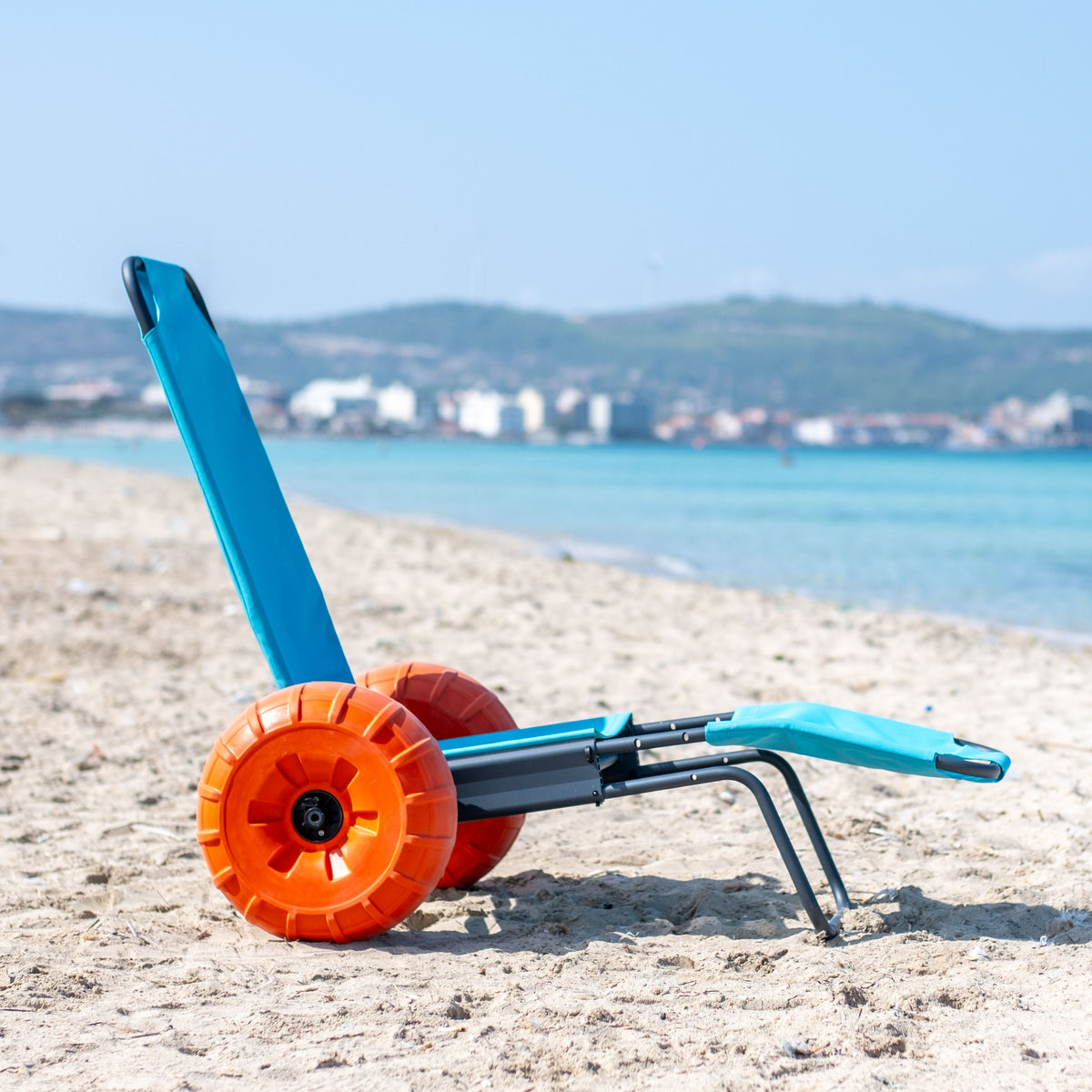 Sunwheels – ekonomiczny wózek plażowy i basenowy